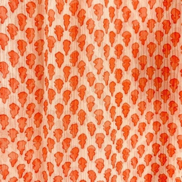 Plenty by Tracy Reese 100% Silk Sheer Top 3/4 Sleeve Size Small Oversized Fit - Picture 12 of 12